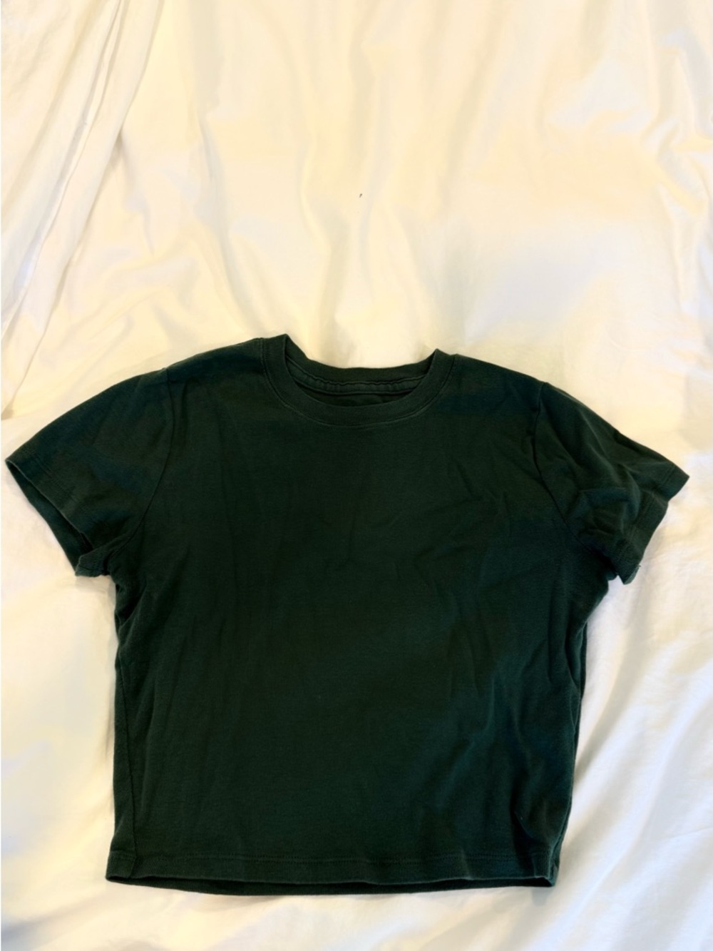Hollister Dark Green Short Sleeve Crewneck Tee